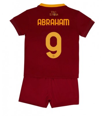 AS Roma Tammy Abraham #9 Hjemmedraktsett Barn 2022-23 Kortermet (+ Korte bukser)